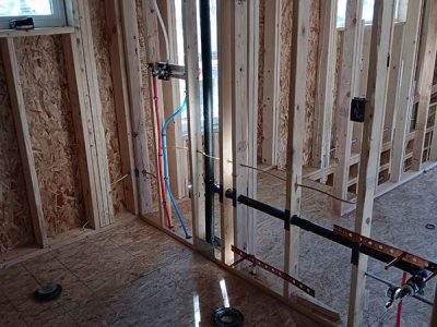 Shower Valve Water Pipe Installation